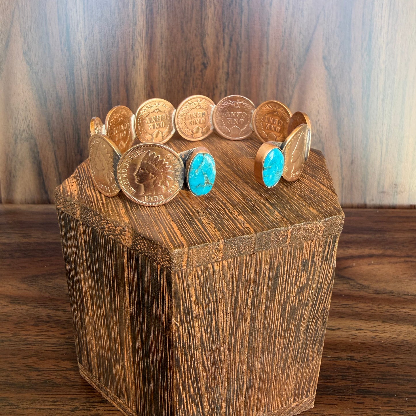 Indian Head Penny Cuff