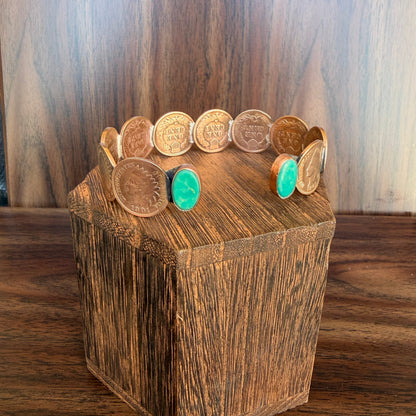 Indian Head Penny Cuff