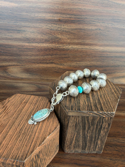 Mercury Dime Bead Bracelet