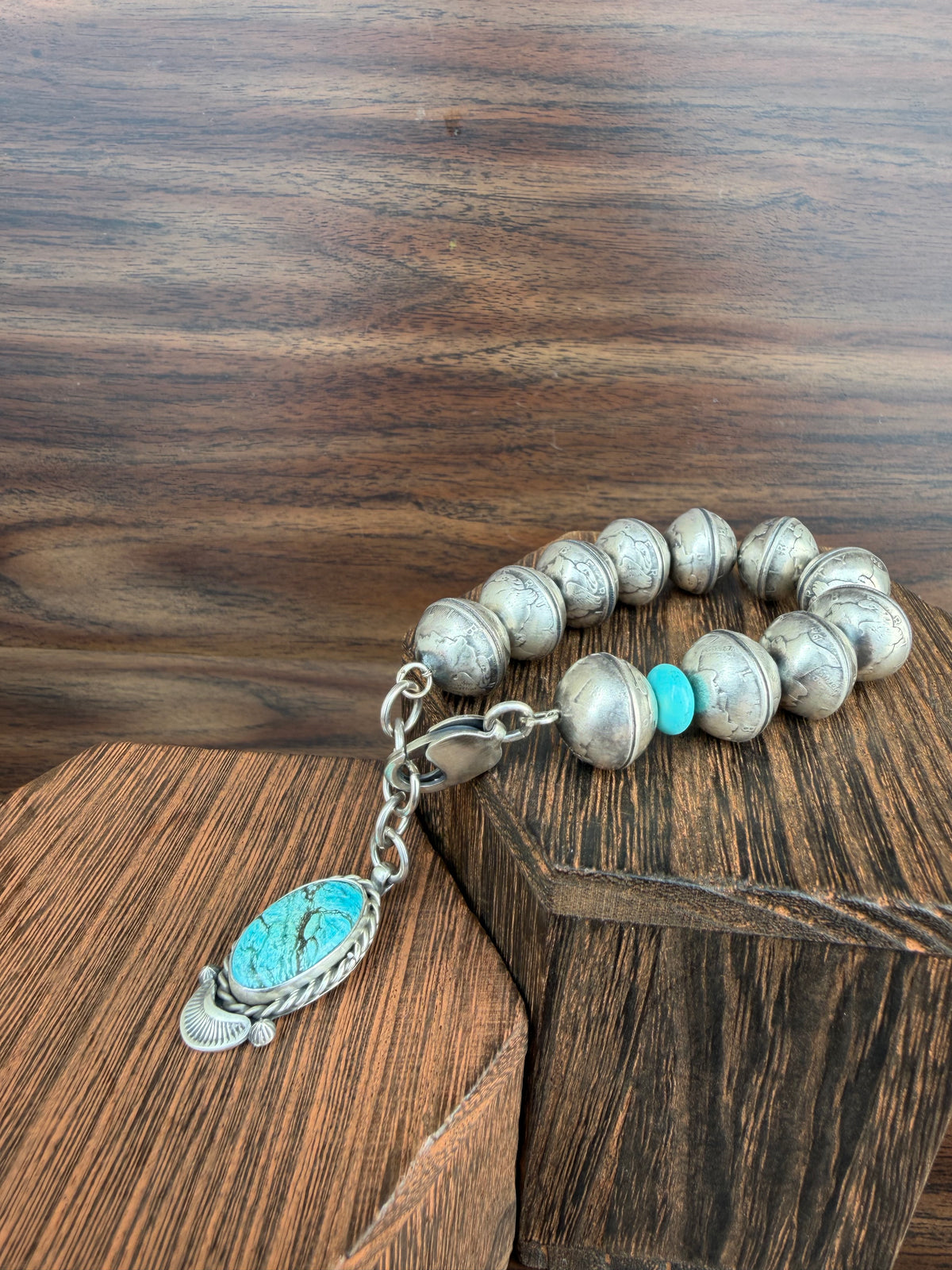 Mercury Dime Bead Bracelet