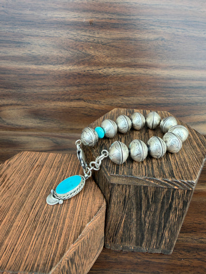 Mercury Dime Bead Bracelet