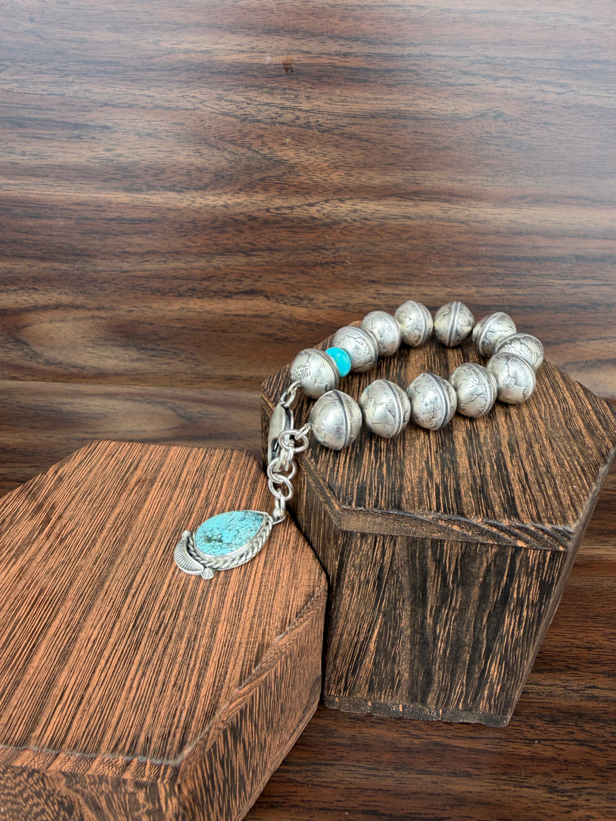 Mercury Dime Bead Bracelet