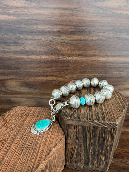Mercury Dime Bead Bracelet