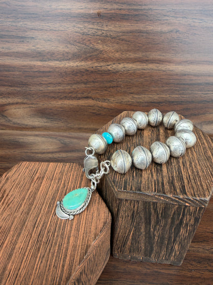 Mercury Dime Bead Bracelet