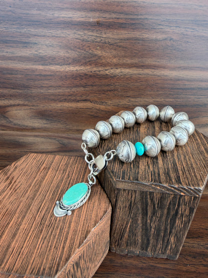 Mercury Dime Bead Bracelet