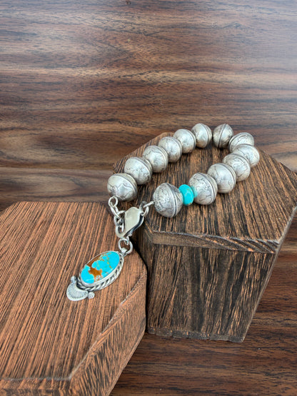 Mercury Dime Bead Bracelet