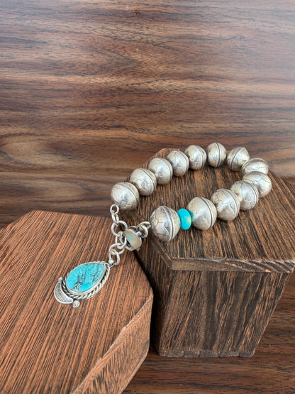Mercury Dime Bead Bracelet