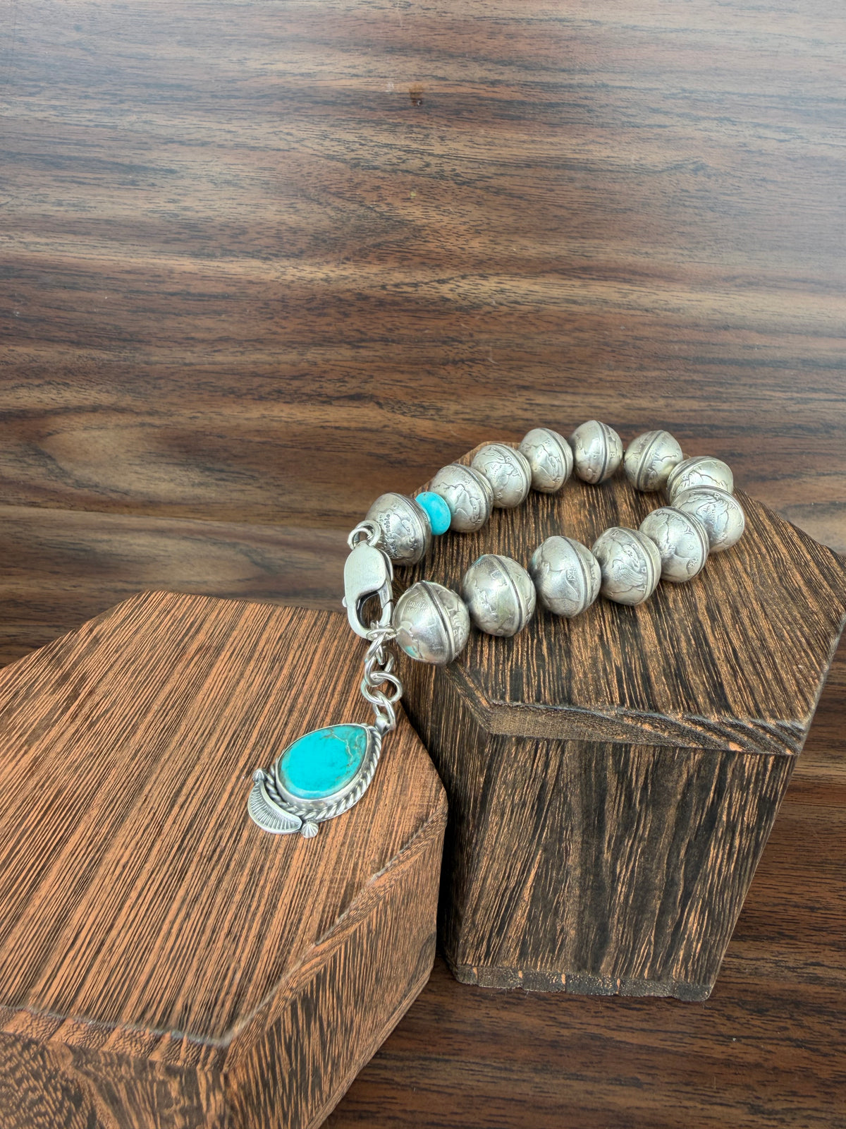 Mercury Dime Bead Bracelet