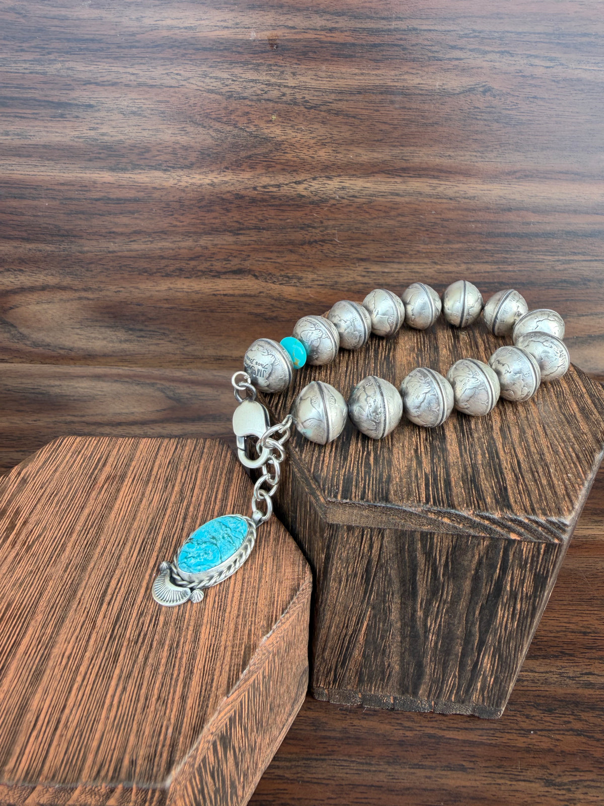 Mercury Dime Bead Bracelet