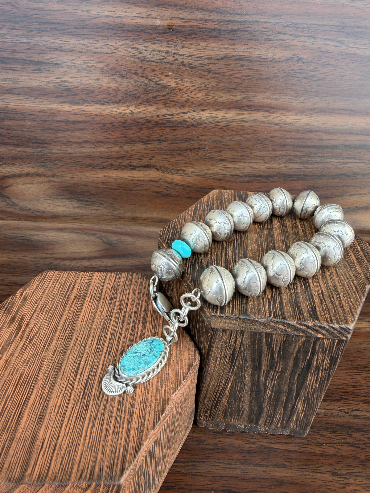 Mercury Dime Bead Bracelet