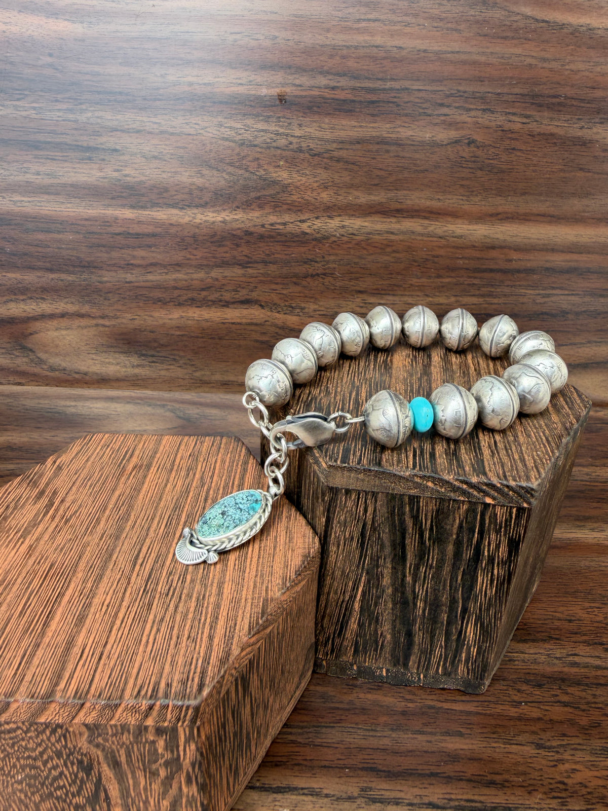 Mercury Dime Bead Bracelet