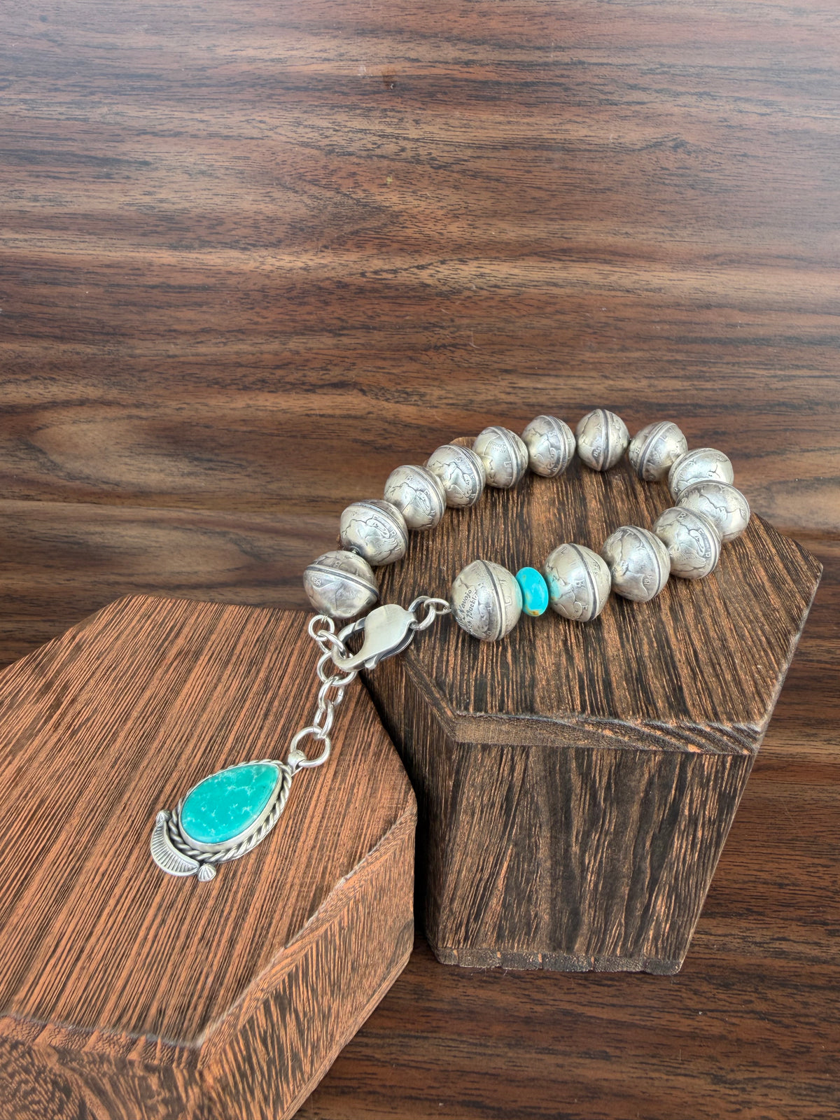 Mercury Dime Bead Bracelet