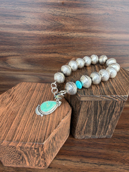 Mercury Dime Bead Bracelet