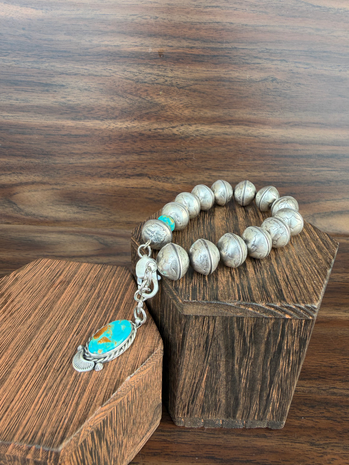 Mercury Dime Bead Bracelet