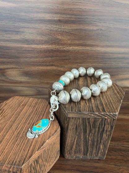 Mercury Dime Bead Bracelet