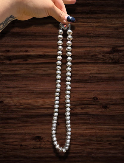 30" Mercury Dime Single Strand With Jimothy Coral Clasp