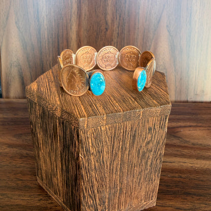 Indian Head Penny Cuff