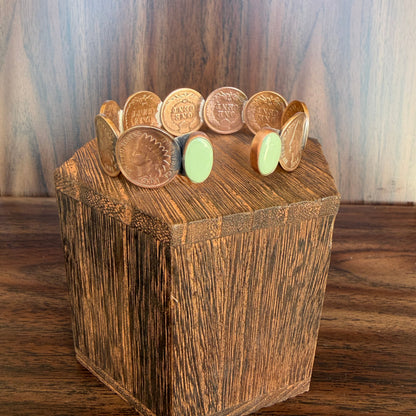 Indian Head Penny Cuff
