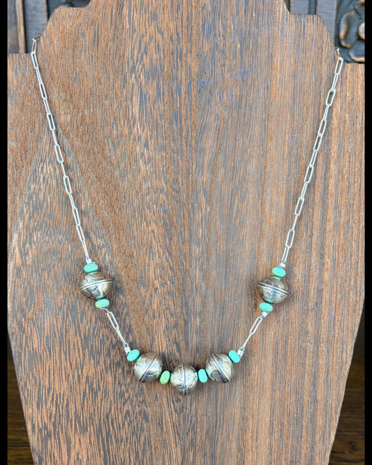 Aria Ace Chain With Turquoise
