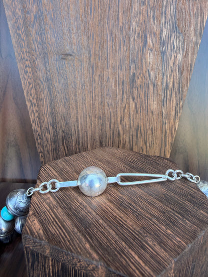 26' Single Strand With Turquoise Beads And James McCabe Clasp