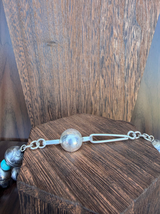 26' Single Strand With Turquoise Beads And James McCabe Clasp