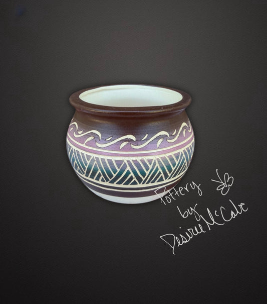Small Brown Bowl Pot