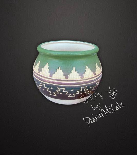Small Green Bowl Pot
