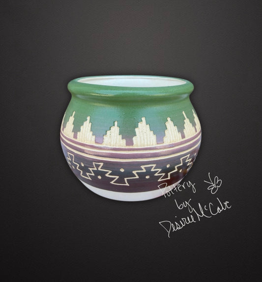 Small Green Bowl Pot
