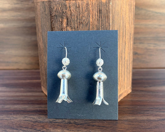Sterling Silver Squash Blossoms With Rosette Stamp